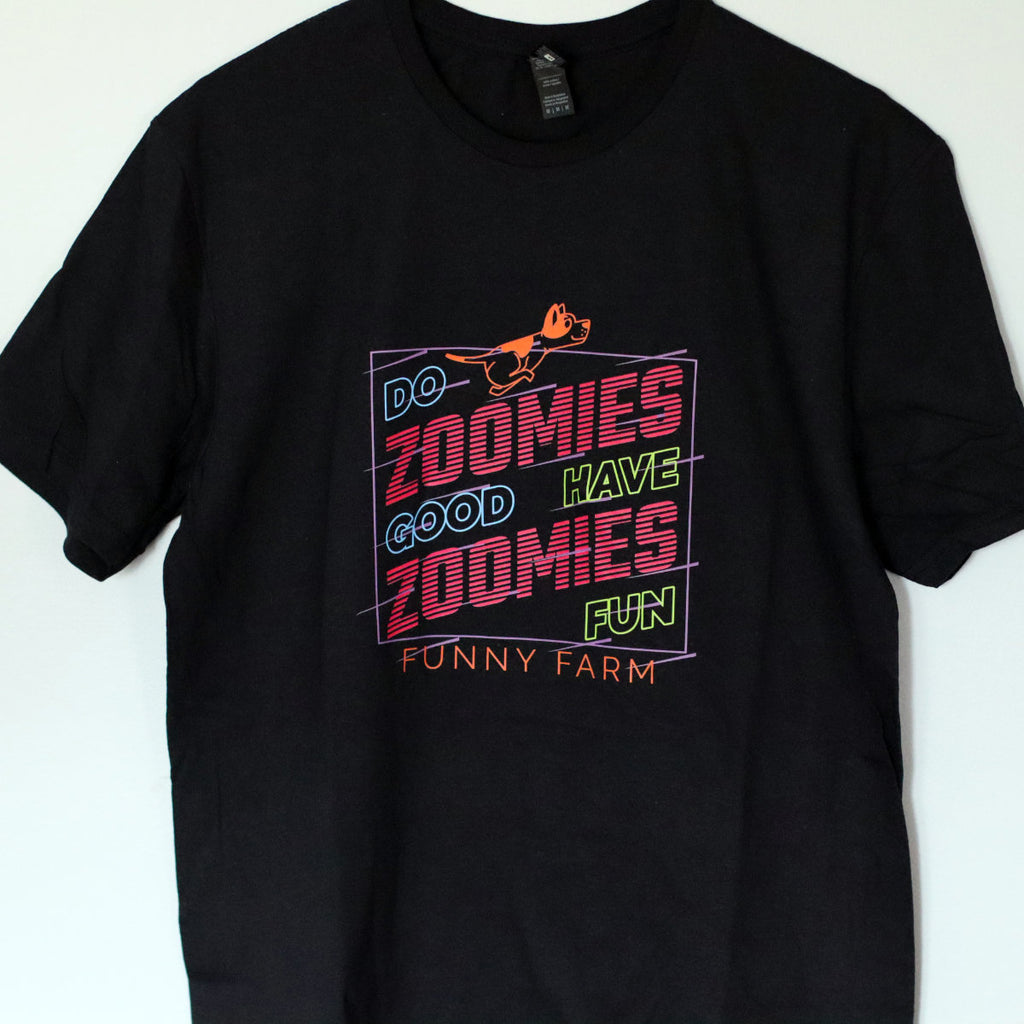 Zoomies Funny Farm #2 Short-Sleeve Unisex Gildan 6400 T-Shirt